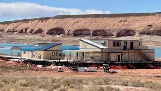 Lake Powell Drought Bullfrog Low Water Level April 2023