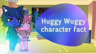 Poppy Playtime react to Huggy Wuggy character fact // Gacha club