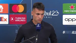 Lautaro Martinez "disappointed but also proud" after Inter's 1-0 defeat to Man City in UCL finals