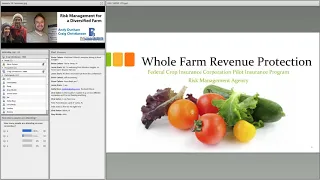 Risk Management for a Diversified Farm Part 1 - Farminar