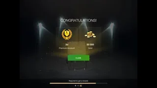 Getting 50K GOLD from a MEGA CONTAINER ! WoT Blitz