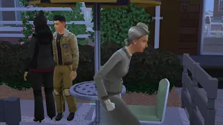 AGNES CRUMPLEBOTTOM ATTACKS MY SIM whilst on a DATE with ALEXANDER GOTH (The Sims 4)