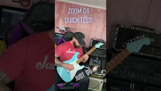 Zoom G6 Multi Effects Metal Test