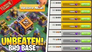 Bh9 Base After Update - UNBEATABLE Layout Link | Builder Hall 9 Best Base in Clash of Clans