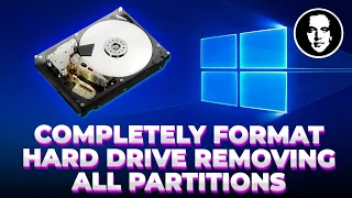 How to Format a Hard Drive & Remove ALL Partitions! - Windows Tutorial
