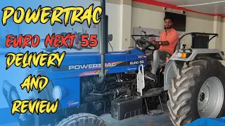 Power Trac Euro 55 Next 4wd Tractor  ki delivery //