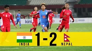 HIGHLIGHTS: INDIA 1-2 NEPAL - Hero Women's Gold Cup 2019