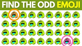 Emoji Challenge #011   Find the Odd One Out!  Fun Corner💚💛💜