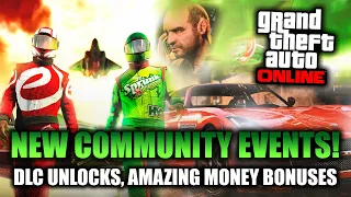 NEW Community Events and AMAZING Money Bonuses in GTA Online! (Import Export, DLC Unlocks, and More)