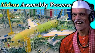 Villagers' Mind-Blown: Witnessing the Incredible Airbus Building and Assembly Process! Tribal People