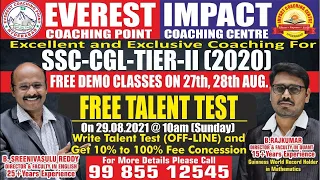 SSC CGL TIER - II 2020 QUANT | DEMO | PERCENTAGES - 1 |RAJ KUMAR  SIR | GUINNESS RECORD HOLDER