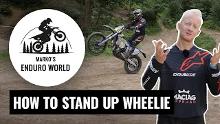 Hoch mit dem Vorderrad - Stand Up Wheelie Tutorial | #17 | Marko's Enduro World