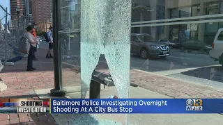 Baltimore Police Investigating Overnight Shooting At City Bus Stop