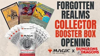 Forgotten Realms Collector Booster Box Opening - MTG D&D Crossover!