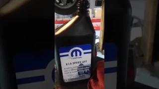 how to add transmisson fluid in a 9 speed trans in a jeep cherokee