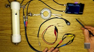 Attenuation testing 1:1 common mode choke balun design from TRX Bench