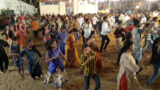 GARBA NIGHT AT MANDIR CHOWK PITHORA Part-4