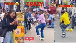 Shela ki jawani😂||crezy dance in public||❤️😂 prank reaction 🤣junput markit🤗 prank video❤️😁