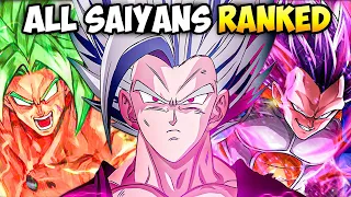 All Saiyans Ranked Weakest To Strongest | Dragon Ball Super