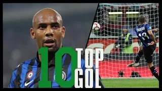I 10 Gol più belli di Maicon con la maglia dell'Inter