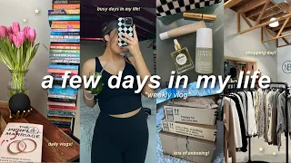 VLOG☕️: busy days in my life, thrifting & shopping day, amazon unboxing, & getting out of a funk!