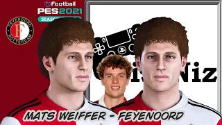 Mats Wieffer Face Build PES 2021 | PES 2020 | Feyenoord | NisNiz Channel