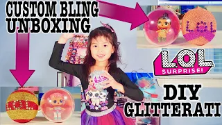 CUSTOM DIY LOL SURPRISE Bling Series | LOL Custom Ball ORNAMENTS Dolls and Toys | Blind Bags