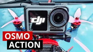 Osmo Action тест на гоночном FPV дроне. Сравнение с GoPro 7