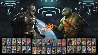 Injustice 2 Gameplay Batman Vs Leonardo & Super Moves
