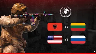 Standoff 2 World Championship Season 5 / Albania vs Lithuania and USA vs Russia | EU