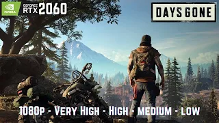 Days Gone RTX 2060 Gameplay | 1080p All Settings Tested | Acer Predator Helios 300