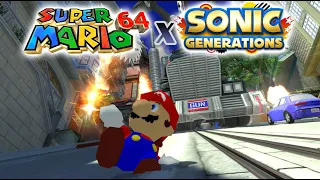 Super Mario 64 in Sonic Generations - City Escape Act 1 & 2