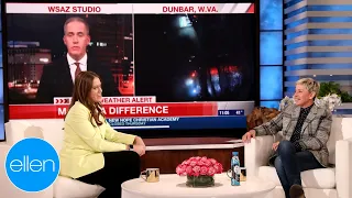 Ellen Meets News Reporter Who Got Hit by Car on Live TV