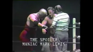 Mark Lewin and The Spoiler vs Jose Lothario and El Halcon. 1979