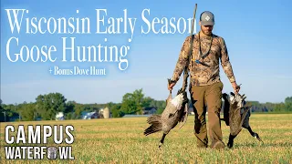 2022 Early Season Goose Hunting with BIG GROUPS of Local Geese + BONUS Dove Hunt!
