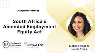 South Africa's Amended Employment Equity Act