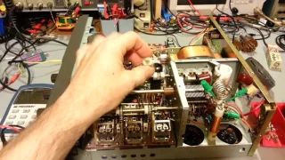 Kenwood TS hybrid uneven power across bands. Diagnosing band selector capacitance.