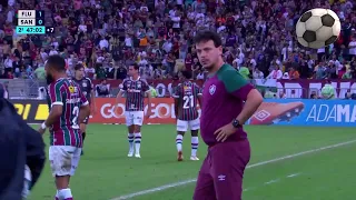 Fluminense 1x0 Santos/Cachorra pretinha/Diniz reclama do gandula / Porque Cano não bateu o penalte?