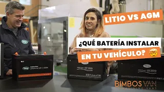 Baterías de litio vs AGM. ¿Qué instalar en tu autocaravana o Camper?