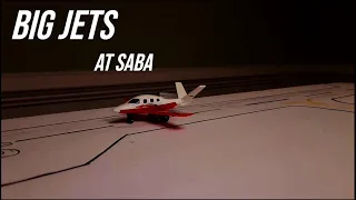 Model Airport Stop Motion | Big Jets at Saba