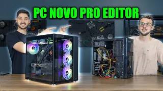 ANIVERSÁRIO DO EDITOR, DEI UM PC NOVO PRA ELE E ELE QUE VAI MONTAR!