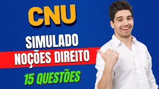 CNU - NOÇÕES DE DIREITO - SIMULADO FINAL - BLOCO 8 - CONSTITUCIONAL