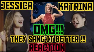 KATRINA VELARDE and JESSICA VILLARUBIN. I SURRENDER REACTION