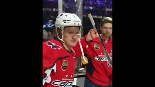 Kaprizov Imitates Ovechkin 8️⃣ 🔥 at NHL All-Star Skills #shorts