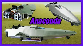 Anaconda "Ann1e" spaceship build (unfinished) | Dual Universe