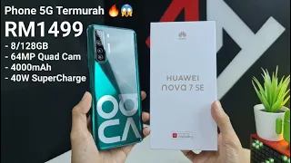 Apaaa !! RM1499 Dah Boleh Dapat Phone 5G 😱 - Memperkenalkan Huawei Nova 7 SE
