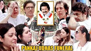 Pankaj Udhas FuneraI - Family Devastated! Sonu Nigam, Shaan, Hariharan, Vidya Balan, Zakir Hussain