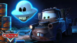 Mater Finds a UFO in Radiator Springs | Pixar's Cars Toon - Mater’s Tall Tales