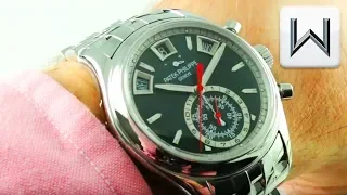 Patek Philippe 5960/1A-010 (1-YEAR BLACK DIAL) Annual Calendar Chronograph Luxury Watch Review