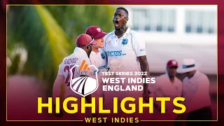 Highlights | West Indies v England | Joe Root Takes Centre Stage | 2nd Apex Test Day 1